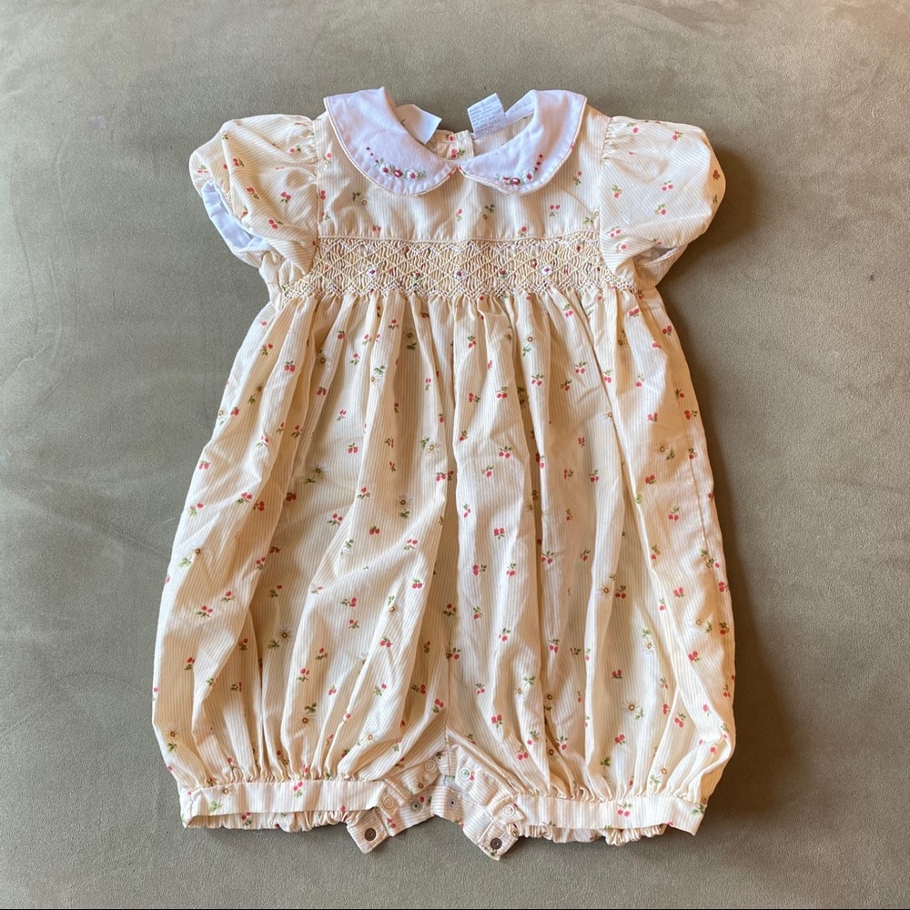 Vintage Floral Romper